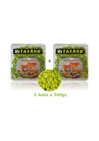 Çakıl Taşı Yeşil 350 Gram X 2 Paket