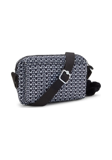 Kıplıng Abanu Küçük Boy Omuz Çantası Siyah Sıgnature Prınt Siyah