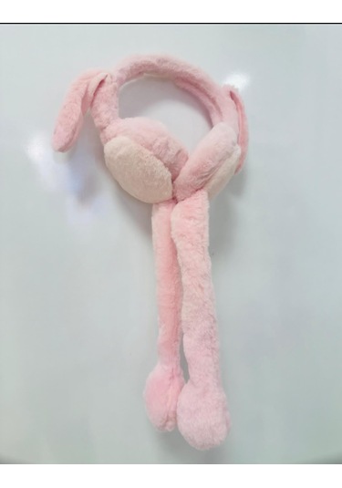 Gala Hareketli Sesli Çocuk Tavşan Kulaklık Pembe