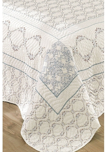 Lisa Çift Kişilik Kapitone Yatak Örtüsü