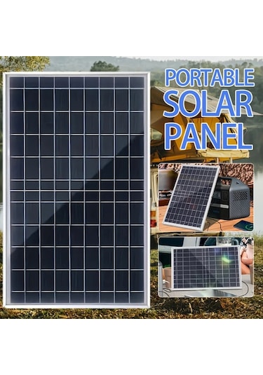 Elmpaly Rv Güneş Panel Kiti 12v 24v Çoklu Çıkış Şarj Kontrol Cihazlı Taşınabilir