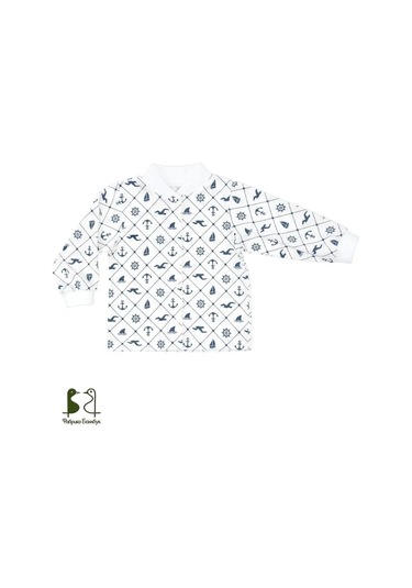 Fabrika Bambuk Düğmeli Bluzlar 12483327 Beyaz