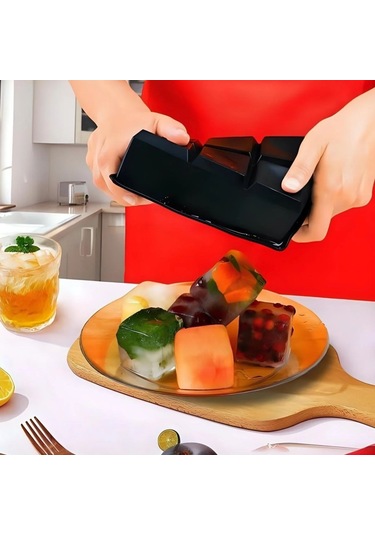 6&amp Apos Lı Xl Küp Şeklinde Silikon Kolay Çıkabilen Buz Kalıbı Çok Renkli