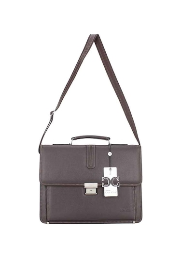 Case Club 2011 Evrak Tipi Erkek El Ve Omuz Çantası Kahverengi