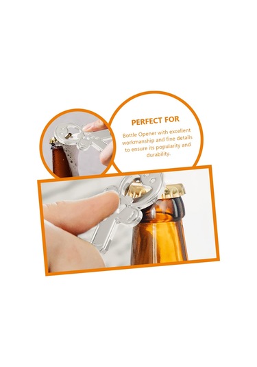 Seyahat Ve Kamp İçin Kolay Temizlenen Güçlü Metal Bira Şişe Açacağı Anahtarlık Aksesuarı Diğer