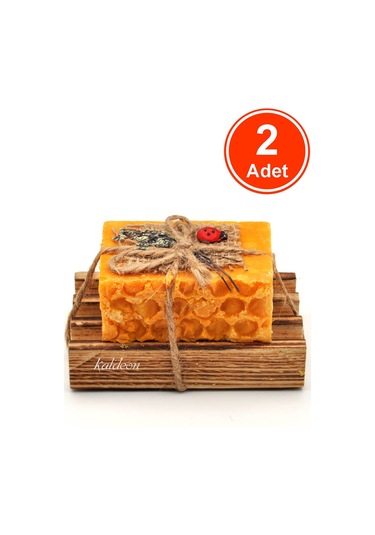 Hediyelik Bıttım Yağı Sabunu El Yapımı Doğal Paletli 110 G x 2 Ad