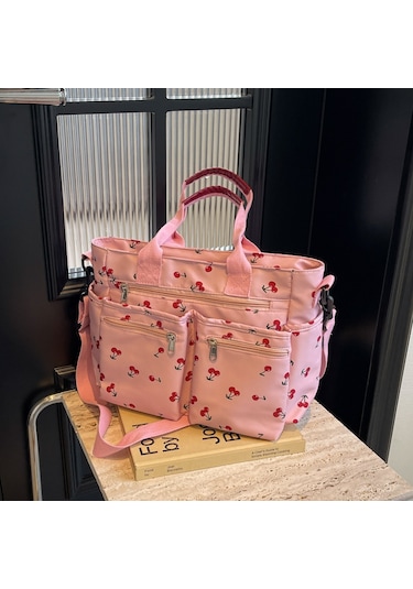 Kadınbüyük Kapasiteli Omuz Çantası Moda Uygun Moda Pembe Pink