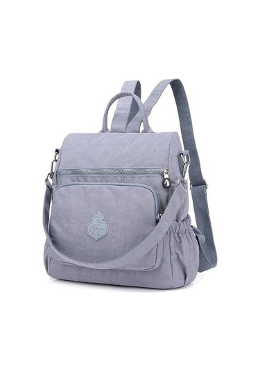 Ganzhoushop Yıkanmış Ve Tek Taşınabilir Sırt Sırt Sırt Seyahat Omuzlu Light Karşı Kadın Kadın Kadın Hırsızlığa Hava Gray El Çantası Çantası Çantası Çantası Çantaları Çantaları Açık 8661 Jp Açık Gri