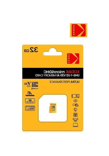 Novahub Kodak Micro Sd 32-256 Gb Hafıza Kartı - Yüksek Hızlı, A1, V30, U3, Uhs, Telefon, Kamera, Tablet İçin