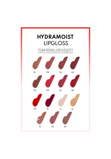 Note Cosmetics Cosmetics Hydramoist Lipgloss Nemlendirici Dudak Parlatıcısı - 09 Heartbreaker - Kırmızı 09