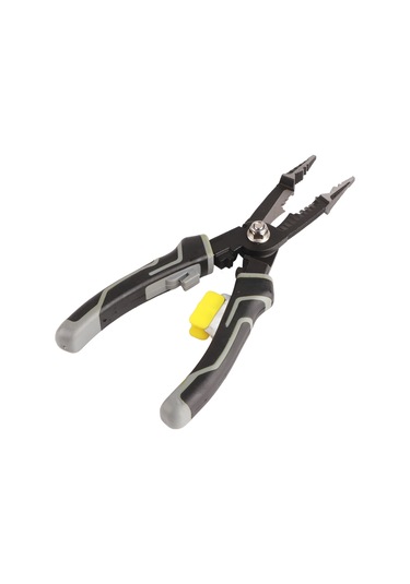 Honmex Gri Elektrikçi Pense - Yüksek Hassasiyetli Bıçaklı, Tel Soyucu, Kesici Ve Presleye Multifonksiyonel Araç