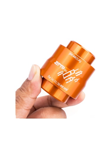 Jeemson Mtb Amortisör Fork Lastik/toz Kapak Yükleme Aracı - 32/34/35/36mm Uyumlu Siyah Plasti K Bakım Aleti Çok Renkli