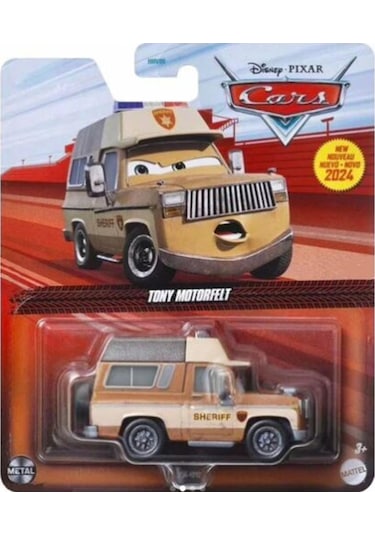Cars Tekli Karakter Araçlar - Carrinho Miniatura Tony Motorfelt Htx96