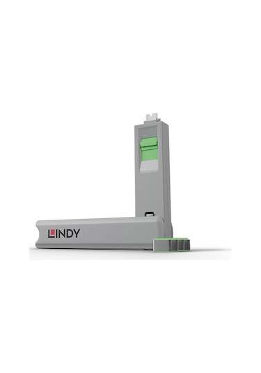 Lindy Lın-40426 Usb Type C 4 Kilit 1 Anahtar Yeşil Usb Type C Kiliti
