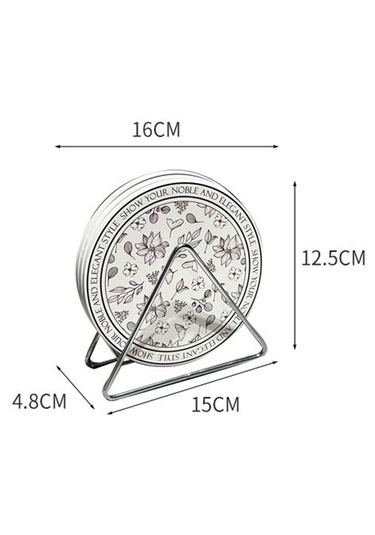 Homyl 4 Adet Mutfak Fincan Mat Bardak Kahve Için Kaymaz Yeniden Çok Renkli