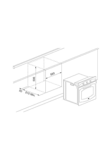Franke FCO 86 H Nero 65 L Fırın
