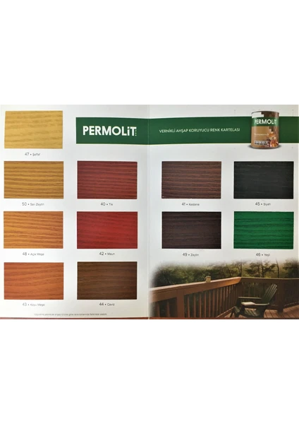 Permolit Permovernik Vernikli Ahşap Koruyucu