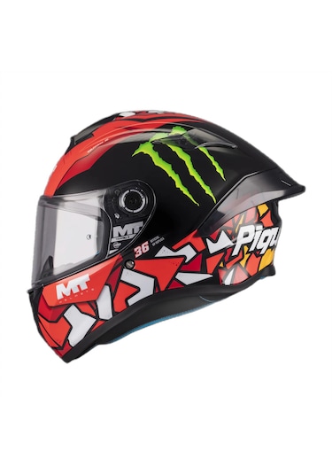 Mt Helmets Targo S Pıqueras B5 Kapalı Kask Parlak Kırmızı