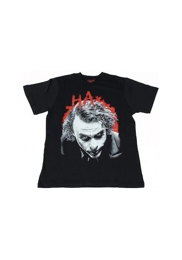 The Joker No:8 Tişört Siyah Çok Renkli