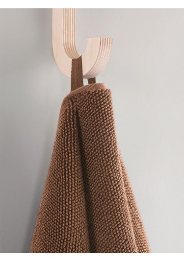 Cotton %100 Banyo Havlusu 50x90 Cm Koyu Kahverengi