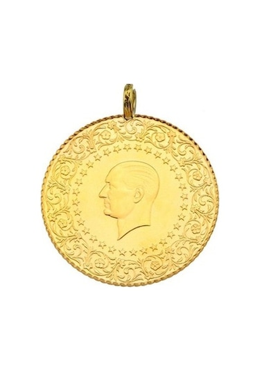 22 Ayar Altin Kaplama Imitasyon Ata Tam N11.601 Altın