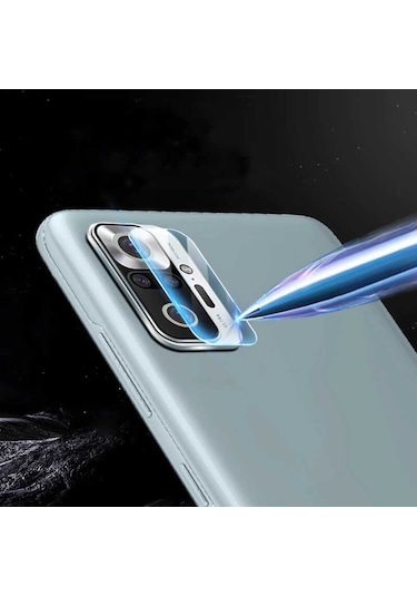 Xiaomi Redmi Note 10S Zore Nano Kamera Camı Renksiz