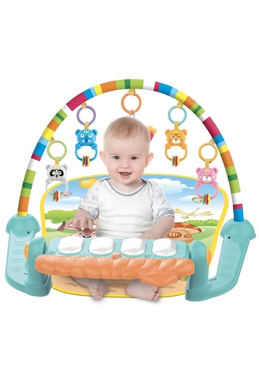 Babycim Piyanolu Oyun Halısı - Mantar