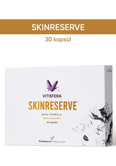 Vitisfera Skinreserve Cüce Palmiye Ekstresi Multivitamin ve Multimineral İçeren Takviye Edici Gıda 30 Kapsül