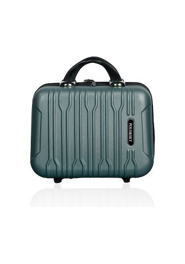 Polo&sky Mars Model Haki Renk Abs Makyaj Çantası El Valizi