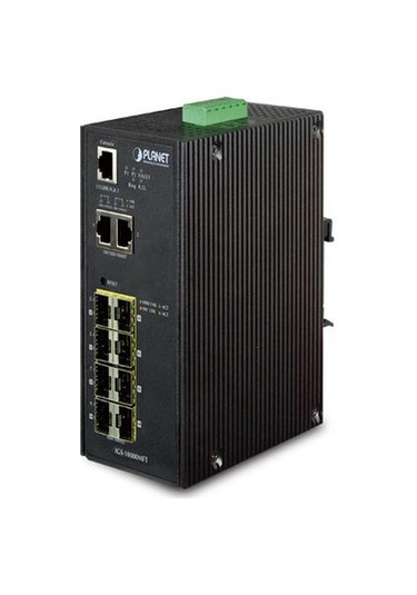 Planet Pl-ıgs-12040mt 8 Port 10/100base-t 4 Port 1000base Sfp Endüstriyel Yönetilebilir Switch