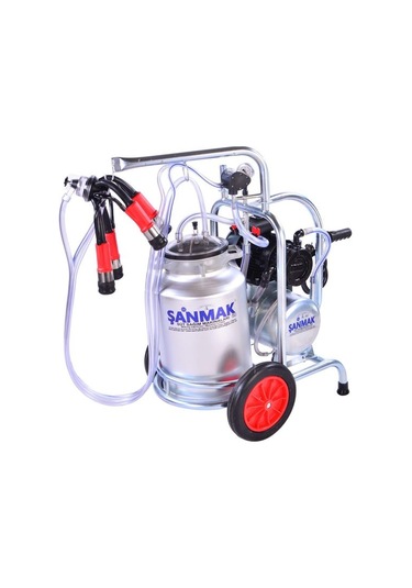 Tek Sağım Süt Sağma Makinası Tek Güğüm - Alüminyum