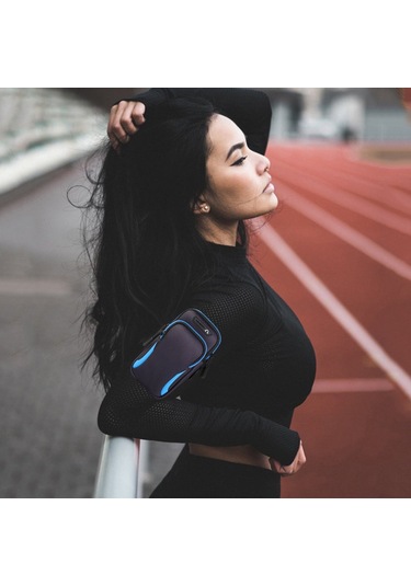 Youtek Pembe Yıldız Desenli Spor Kolluk Çantası - Su Geçirmez Universal Telefon Koruyucu Kolluk, Koşu, Bisiklet, Spor Ve户外活动 İçin Uygun Pembe