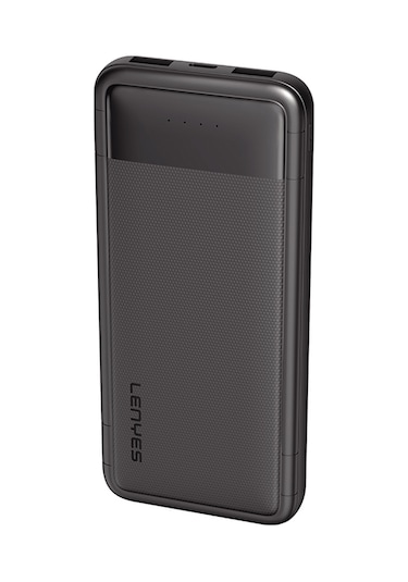 Lenyes PX133P 10 W 10000 mAh Led Işık Göstergeli Taşınabilir Powerbank Siyah