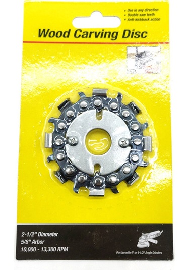 Youmex "8 Vitesli 2.5ınç Ahşap Zincir Testere Diski - Hızlı Kesim Ve Parlatma İçin"