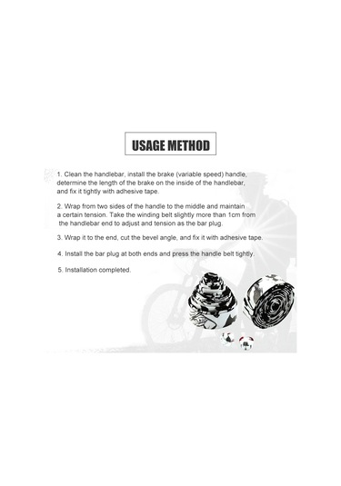 Yifomall Bisiklet El Tutucu Bandı, Kauçuk Spons, Kayma Engeli Ve Şok Emici, Siyah-mavi Kamuflaj Desenli, Evrensel Boyut