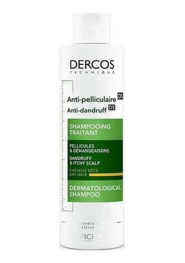 Vichy Dercos Anti Pelliculaire Kuru ve Kepekli Saçlar için Şampuan 200 ML