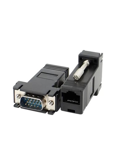 Vga Extender Rj45 Cat5/cat6/cat7 Uzatıcı Çevirici 2'li Paket