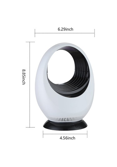 Tongxida Beyaz Usb Elektrikli Mosquito Killer: Sessiz Fanlı, Uv Işıklı, Kolay Temizlenir, Ev/otel İçin Yüksek Kaliteli Böcek T