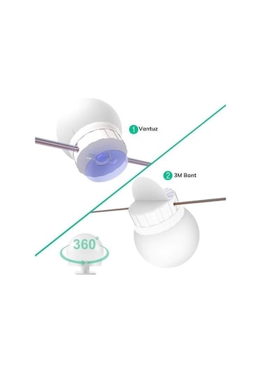 Hobibahçem Nostalji Hollywood Tarzı 10lu Makyaj Masası Aynası Beyaz Led Işıklı Lamba Usb Beyaz