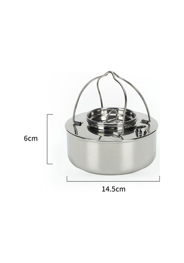 Suntek Kamp Su Isıtıcısı Çaydanlık Kamp Tencere Açık Rv Gri