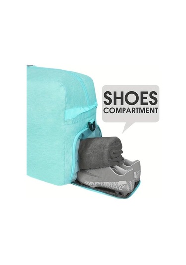 Sandwich 120l Katlanır Pink Denim Motion003 Seyahat Spor Çantası Omuz Askısı Ayakkabı Cebi Pembe