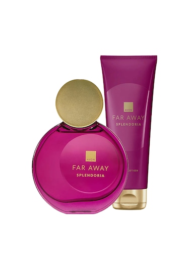 Far Away Splendoria Kadın Parfüm Ve Vücut Losyounu Paketi Çiçek