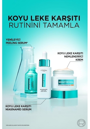 L'Oreal Paris Bright Reveal Koyu Lekelere Karşı Hızlı Etkili Yenileyici Peeling Serum 25 ML