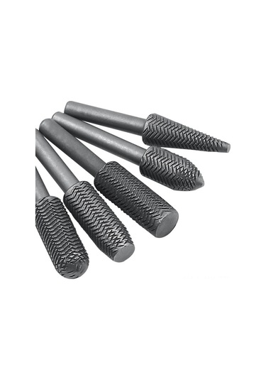 Kangvka 5 Parça Dönen Çelik File Seti - Yumuşak Metal Taşlama, Tıraş Temizleme Ve Delik Genişletme - Elektrikli Taşlama Ucu 6mm 11mm Pe Poşetli