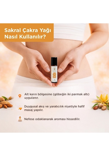 Sakral Çakra Svadhisthana Aromaterapi Yağ Karışımı 10 Ml