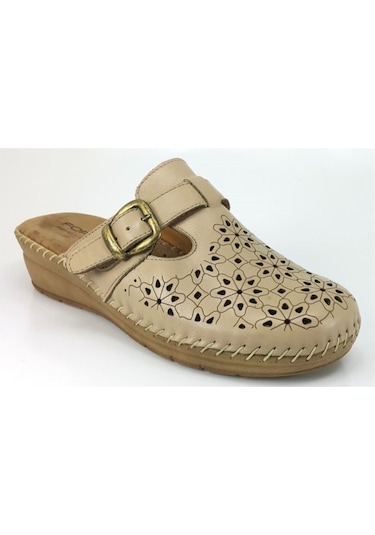 Forelli 80625 Bej Deri Terlik