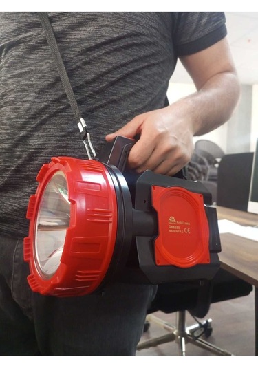 Ultra Güçlü Uzun Mesafeli Led Li Projektör El Feneri 10w Kırmızı