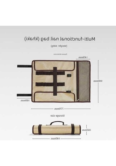 Novahub Kamp Çadırı Kurulum Kanvas Çantası - Büyük Zemin Çivisi Makyaj Çantası Klipsli Um44332-8 Renkli Çanta - Yurt Dışından Çok Renkli Çok Renkli