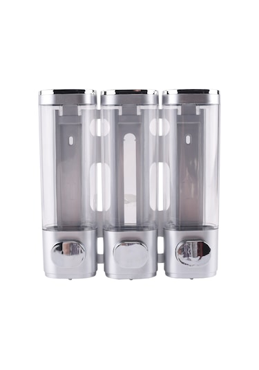 Xiaaokeji Oda Duvara Monte Banyo Duş Pompası Dağıtıcı Ve Düzenleyici - B Gümüş - Şeffaf