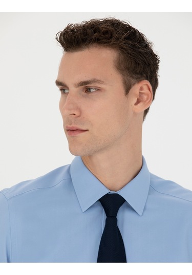 Pierre Cardin Erkek Mavi Basic Gömlek 50277778-vr036 Mavi